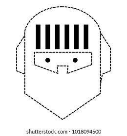 cartoon knight icon