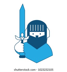 cartoon knight icon