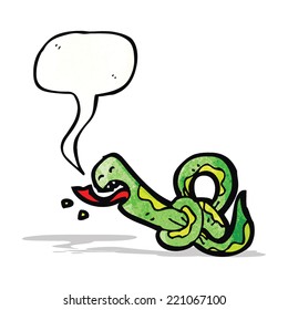 serpiente con nudos de caricatura