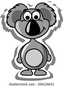 Cartoon koala