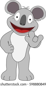 cartoon koala