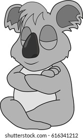 cartoon koala