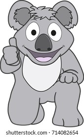 cartoon koala