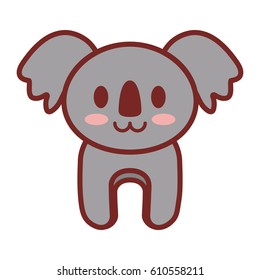 cartoon koala animal image vector illustration eps 10