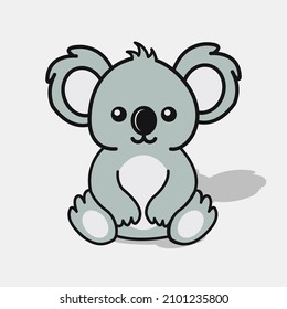 Cartoon Koala Bear - Illustration Vector