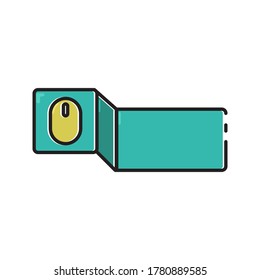 Cartoon Label Aufkleber Symbol Vektorgrafik