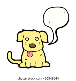 cartoon labrador puppy
