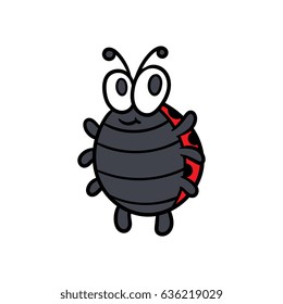 Cartoon Ladybug Vector Illustration