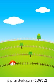 Cartoon landscape