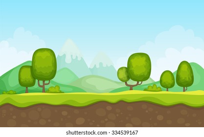 Cartoon Landscape Background