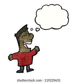 cartoon laughing man