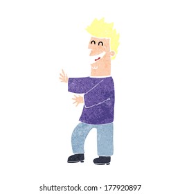 cartoon laughing man