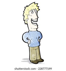 cartoon laughing man