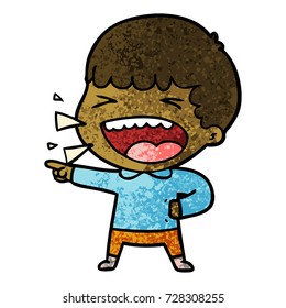 cartoon laughing man