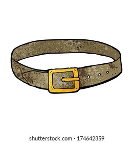 Cartoon Leather Belt Stock Vector (Royalty Free) 174642359 | Shutterstock