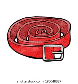 cinturón de cuero de dibujos animados