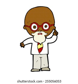 cartoon lecturer