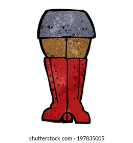 piernas de dibujos animados