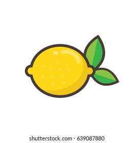 cartoon lemon