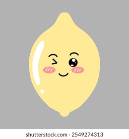 cartoon lemon design character design element