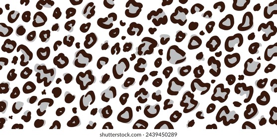 Cartoon leopard print. safari leopard pattern, line pattern. Animal skin, tiger stripes, wave sign. jungle patroon. Spotted fur texture. Tiger strip texture. black and white, camouflage pattern.
