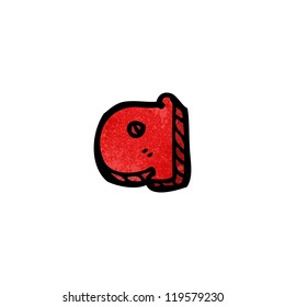 cartoon letter a