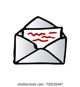 Cartoon of letter