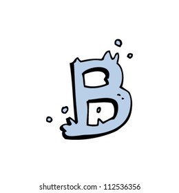 Cartoon Letter B Stock Vector (Royalty Free) 112536356