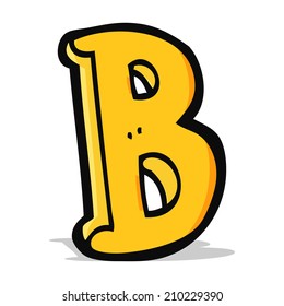 Cartoon Letter B Stock Vector (Royalty Free) 210229390 | Shutterstock