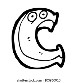 cartoon letter c