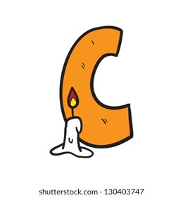Cartoon Letter C