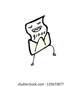 cartoon letter character