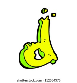 cartoon letter d