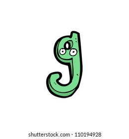 cartoon letter g