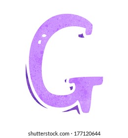 cartoon letter G