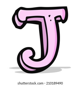 letra de caricatura J