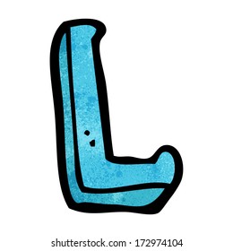 cartoon letter L