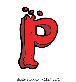 letra de caricatura p