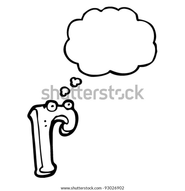 Cartoon Letter R Stock Vector (Royalty Free) 93026902 | Shutterstock