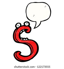 cartoon letter s