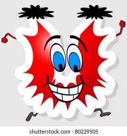 cartoon letter u