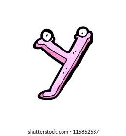 cartoon letter y