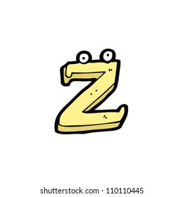 cartoon letter z