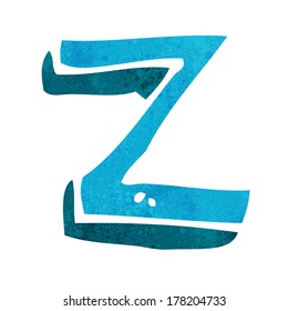 cartoon letter Z