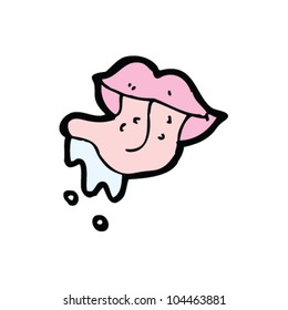 cartoon licking lips cartoon