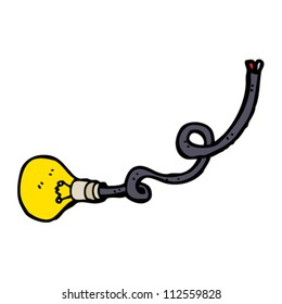 cartoon light bulb