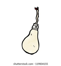cartoon light bulb