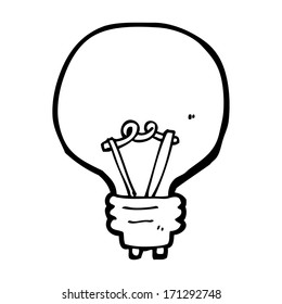 bombilla de dibujos animados