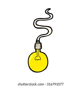 cartoon light bulb