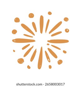 desenhos animados raios de luz design decoração